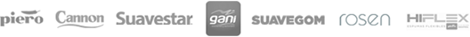 Marcas del grupo: Piero, Cannon, Suavestar, Gani, Suavegom, Rosen, Hiflex